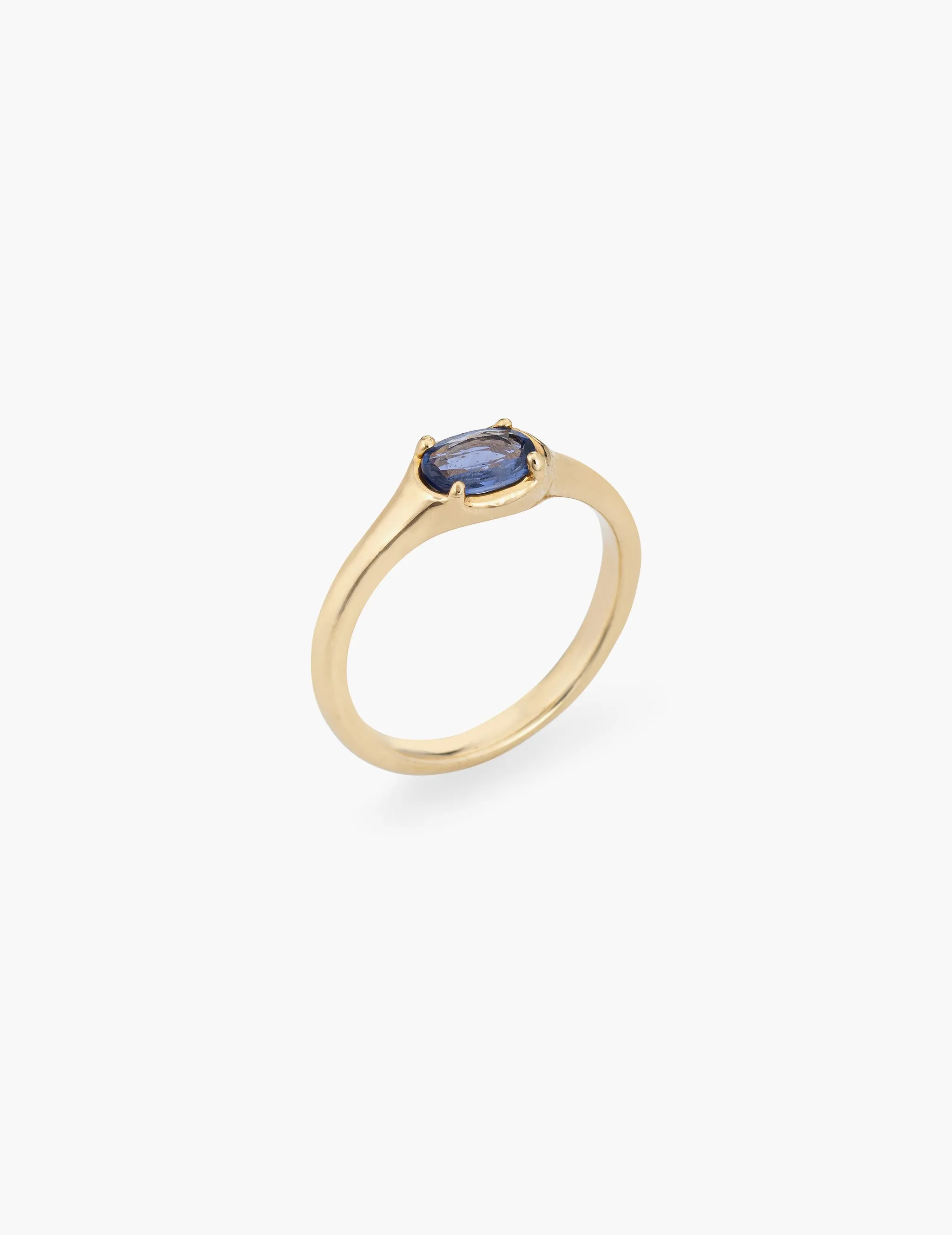 Sapphire Ellipse Ring sold by Kathryn Bentley product image thumbnail 2