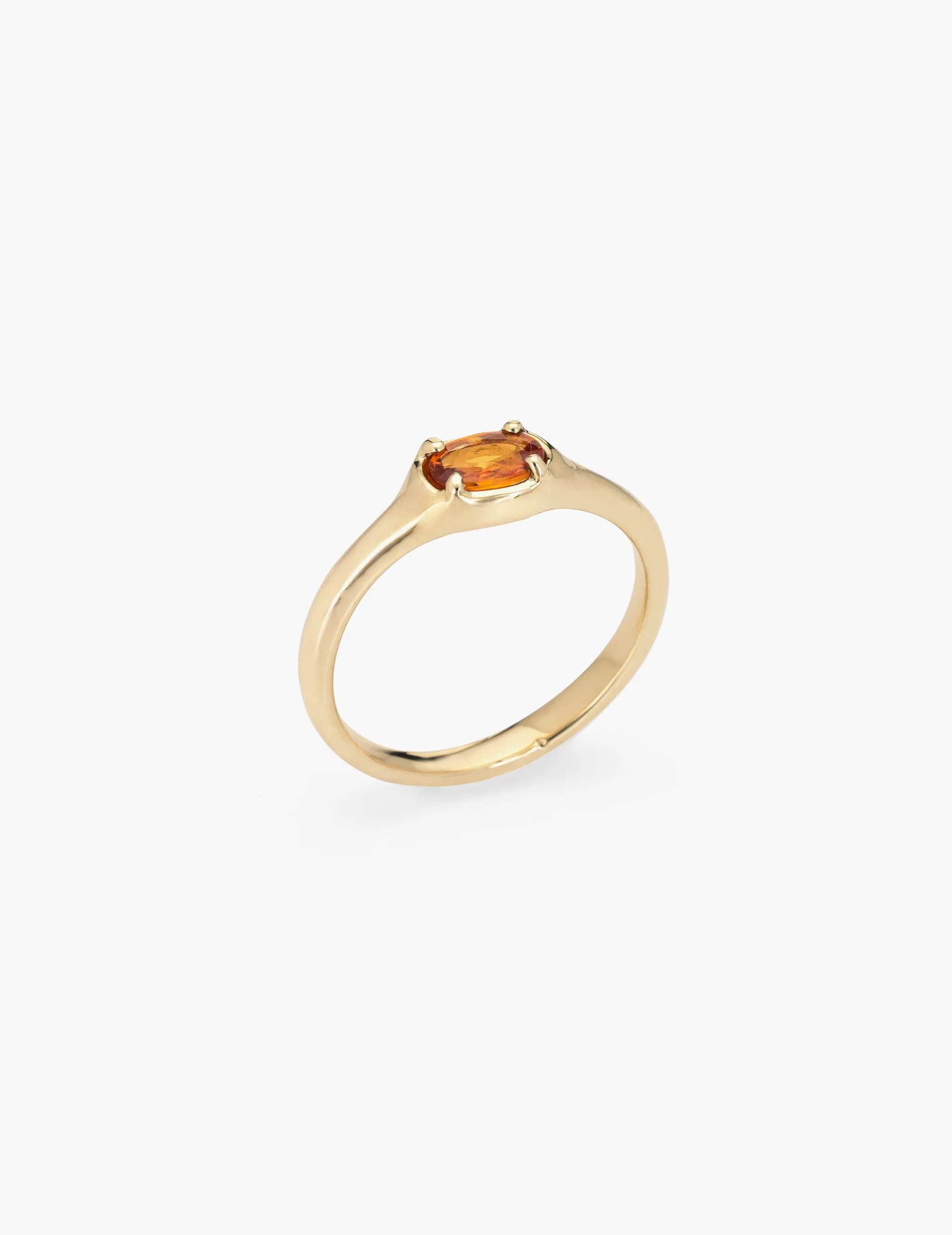 Orange Sapphire Ring sold by Kathryn Bentley product image thumbnail 2