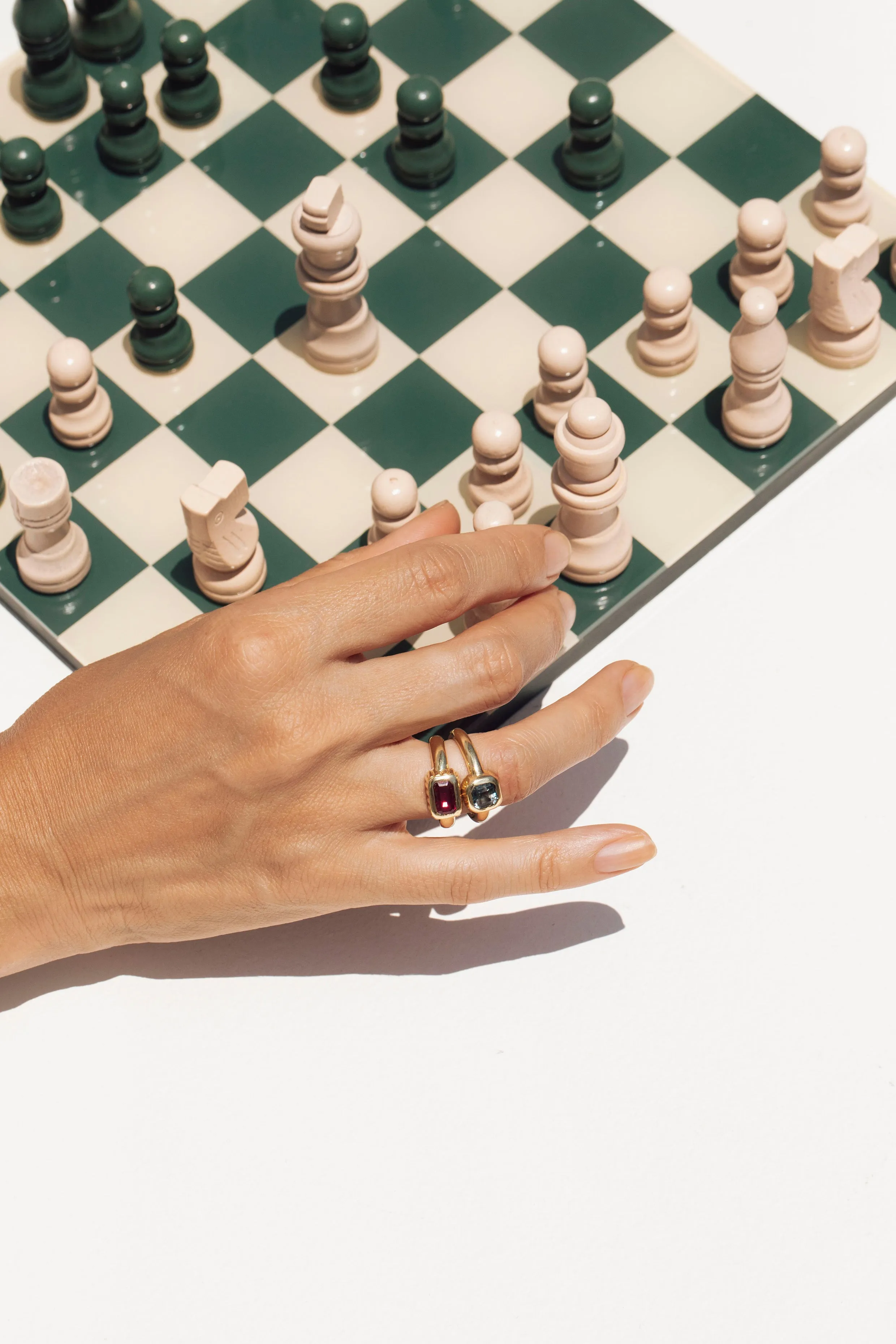 Asscher Cut Grey Sapphire Ring sold by Kathryn Bentley product image thumbnail 3