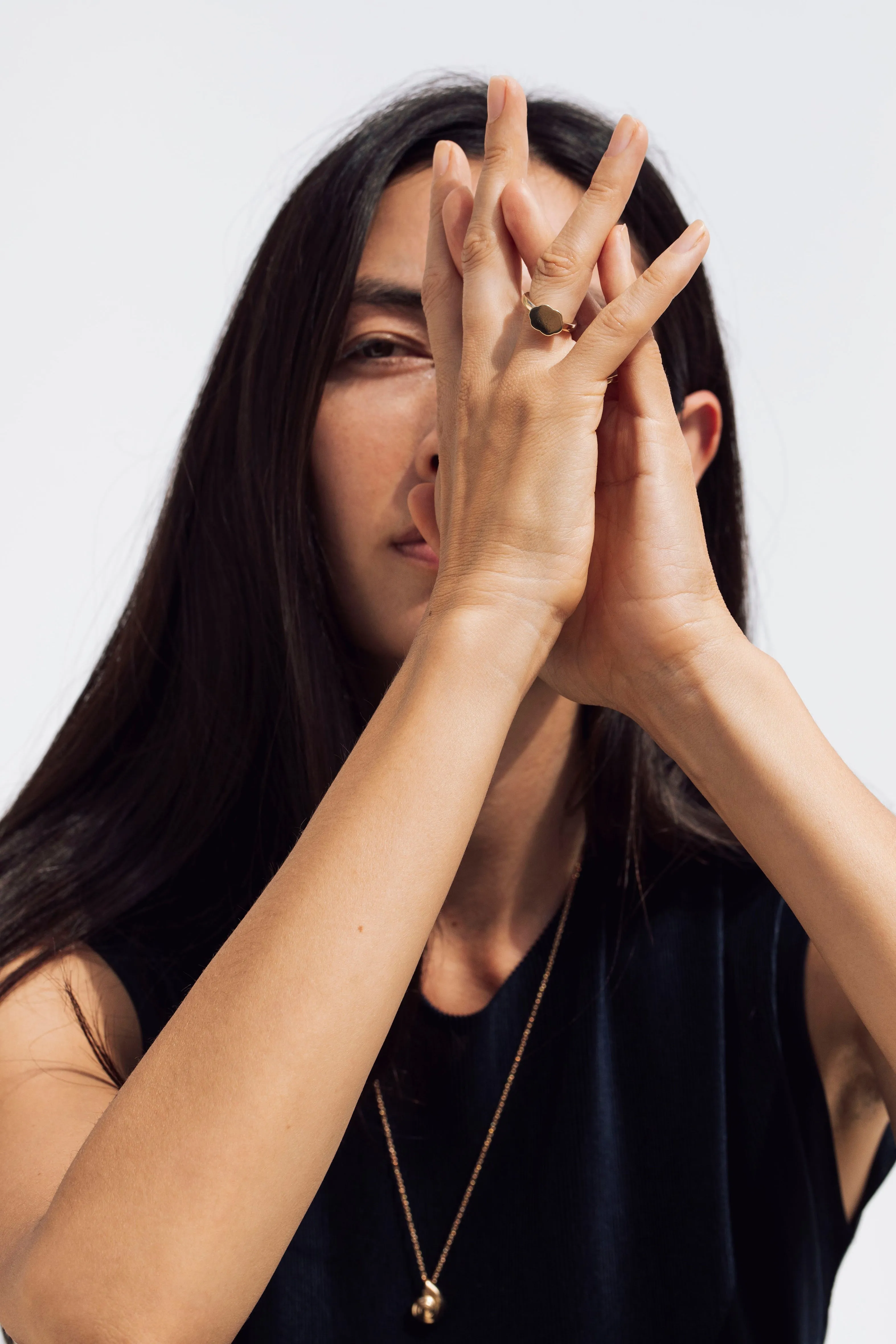 Petite Scallop Signet Ring sold by Kathryn Bentley product image thumbnail 4