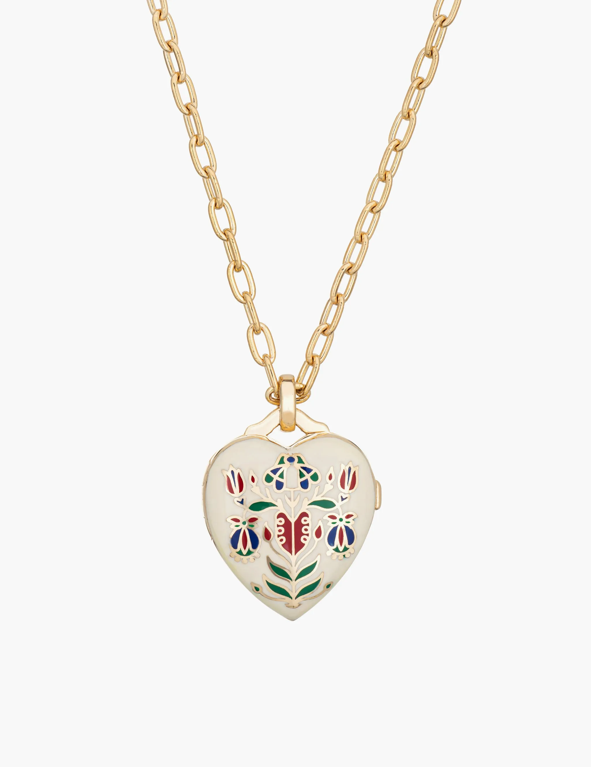 Enamel Heart Locket sold by Kathryn Bentley