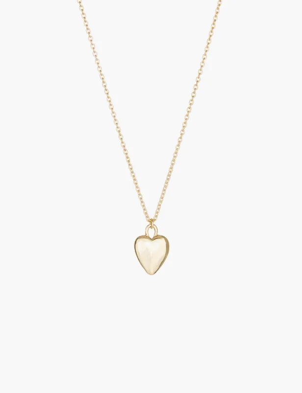 Small Gold Heart Pendant sold by Kathryn Bentley