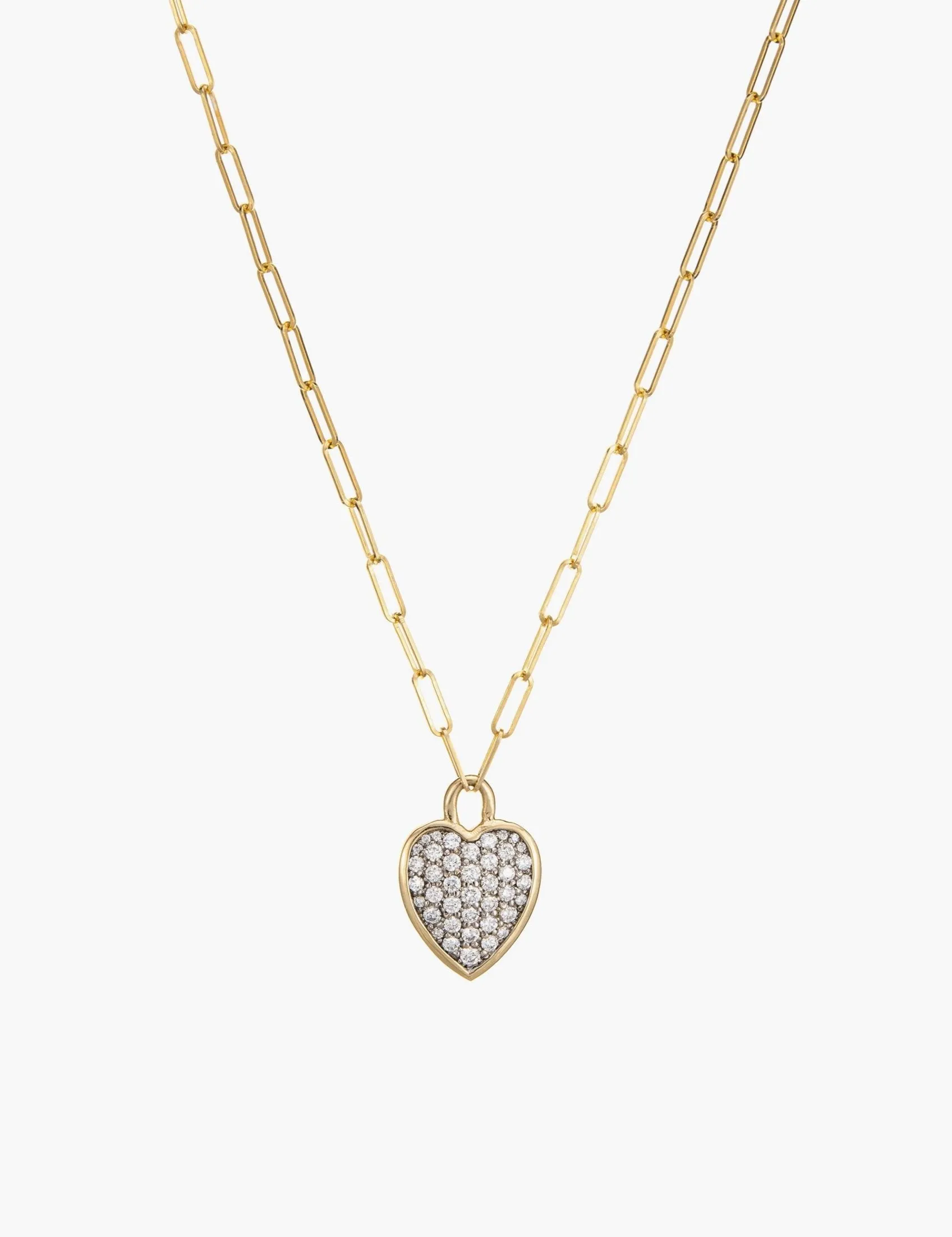 Pave Diamond Heart Pendant sold by Kathryn Bentley
