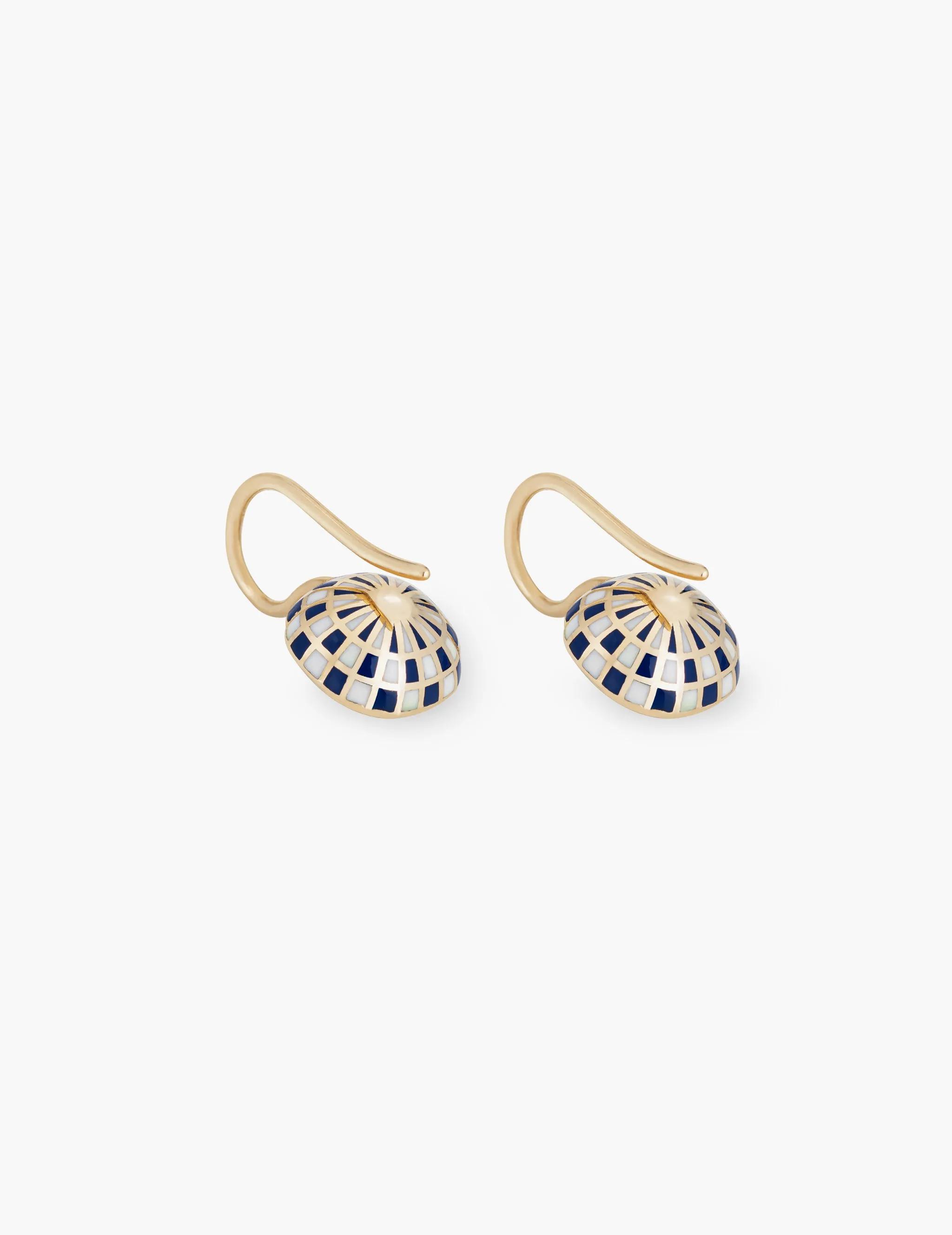 Blue Sapphire Checkered Earrings sold by Kathryn Bentley product image thumbnail 2