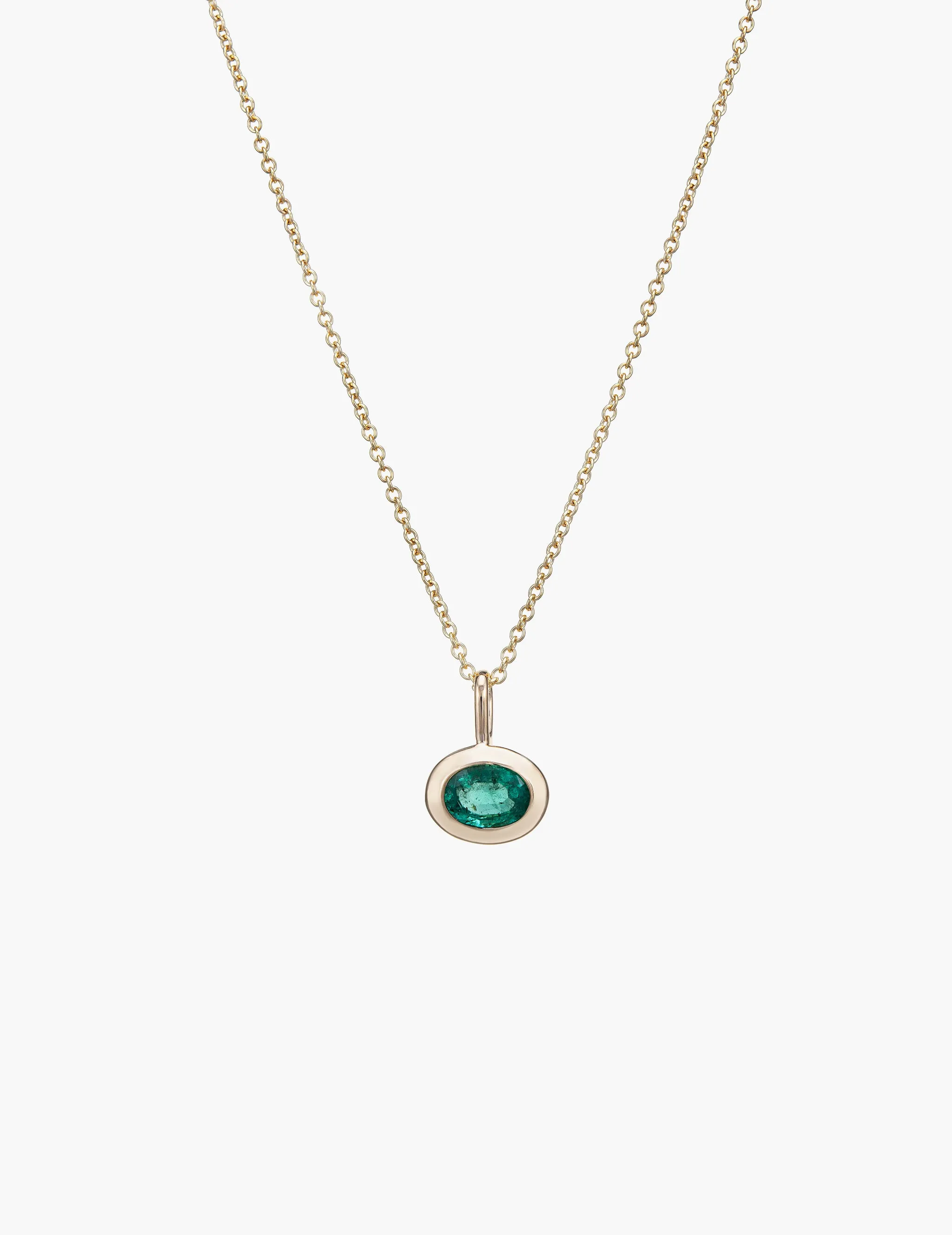 Oval Emerald Pendant sold by Kathryn Bentley product image thumbnail 2
