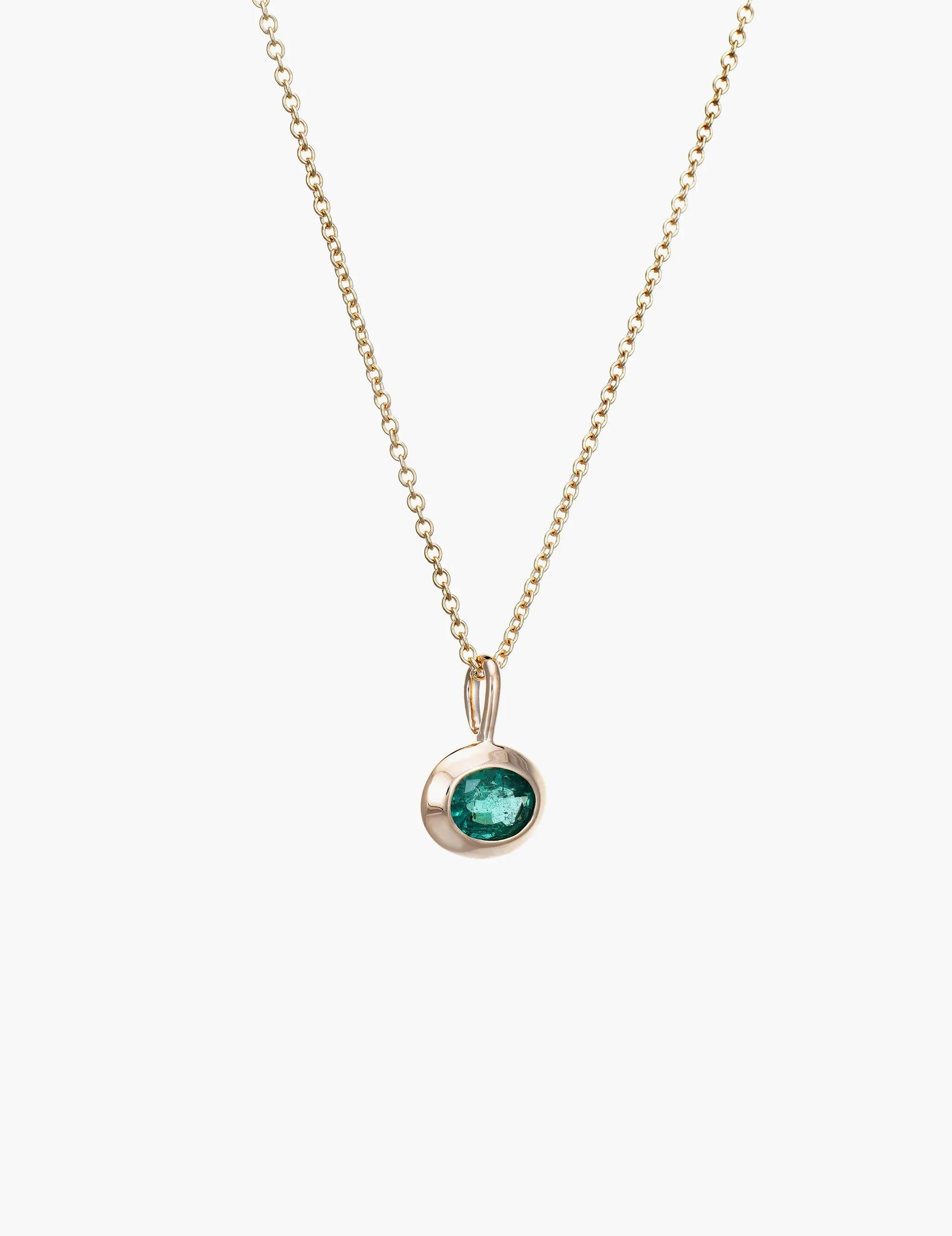 Oval Emerald Pendant sold by Kathryn Bentley product image thumbnail 3