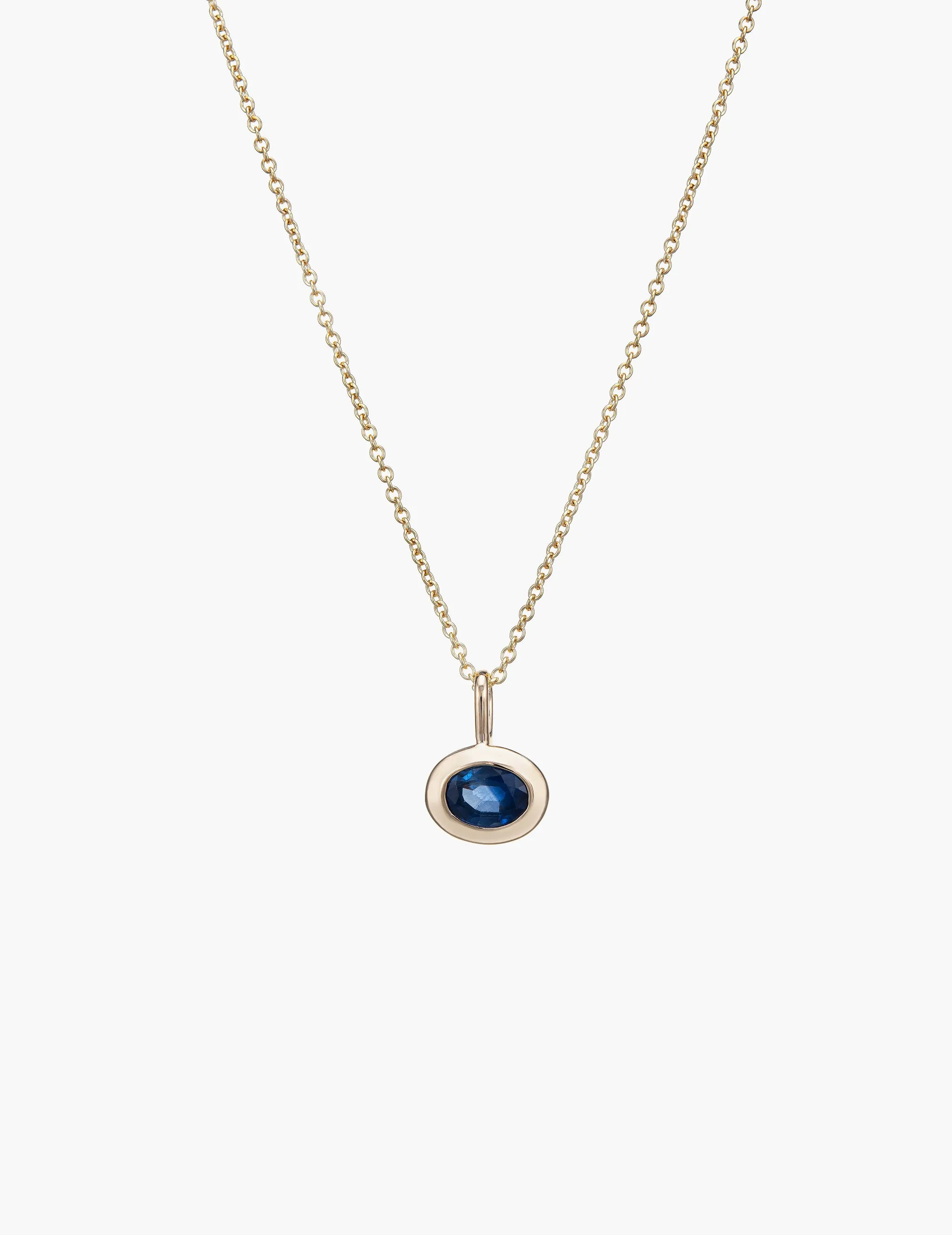 Oval Sapphire Pendant sold by Kathryn Bentley product image thumbnail 2