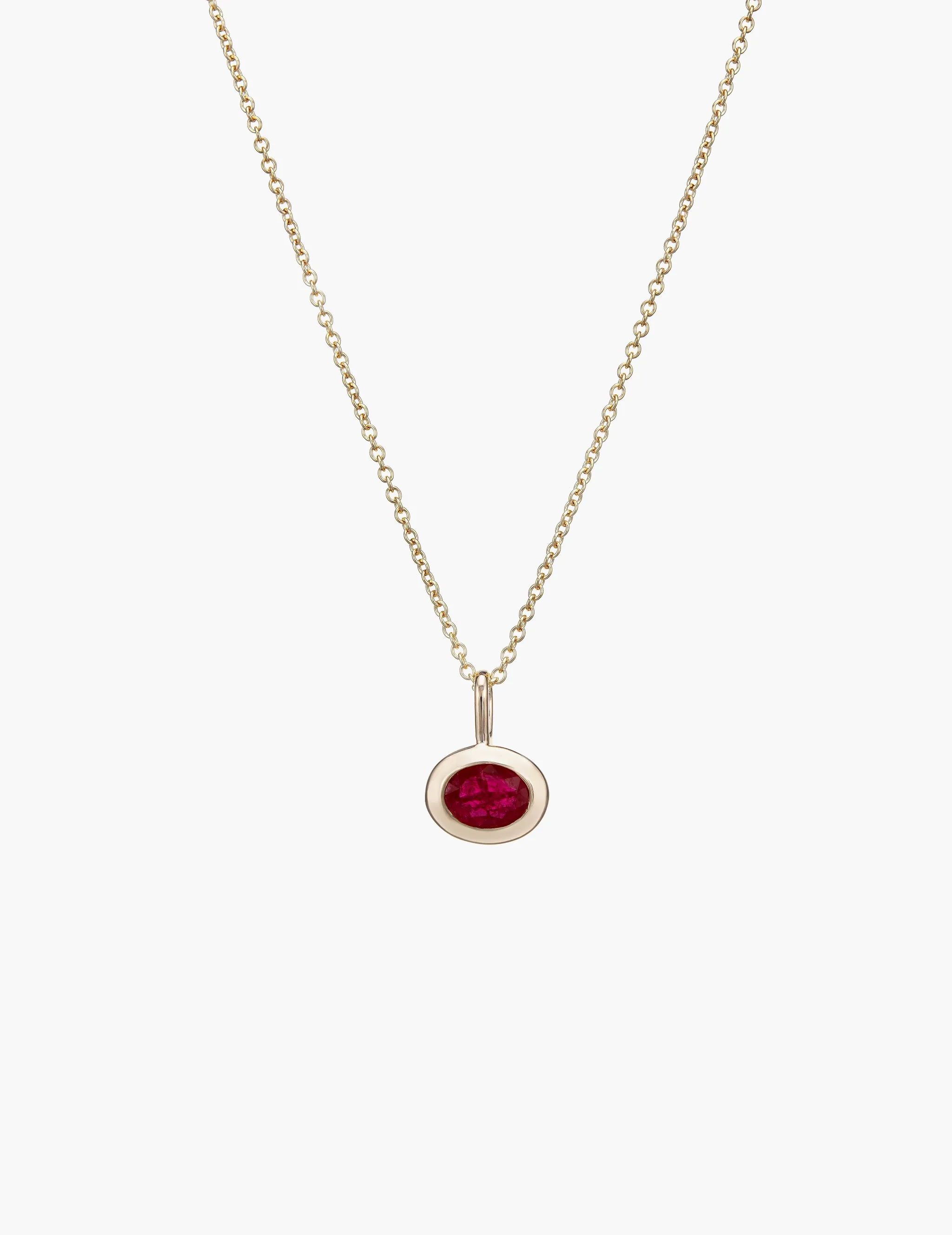 Oval Ruby Pendant sold by Kathryn Bentley product image thumbnail 2