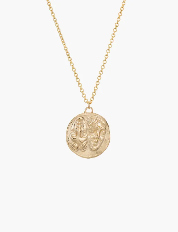 Large Gemini Coin Pendant sold by Kathryn Bentley