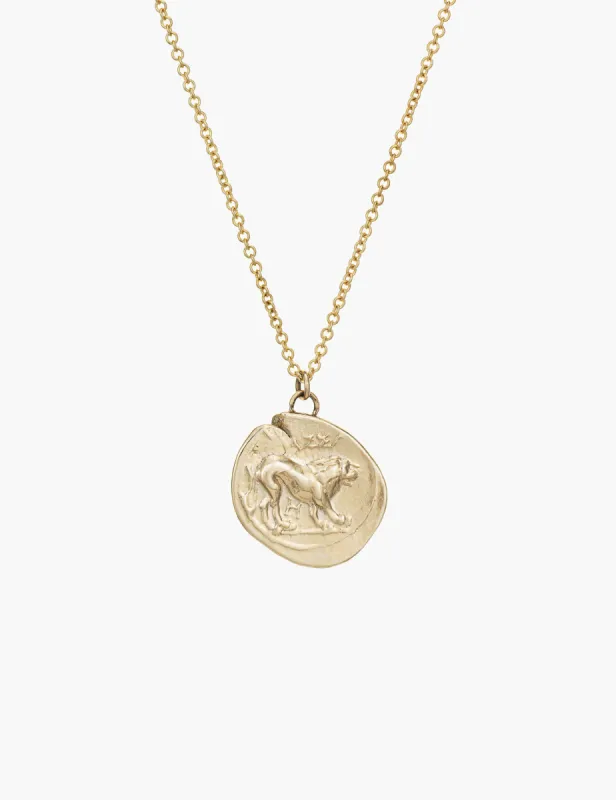 Lion Coin Pendant sold by Kathryn Bentley