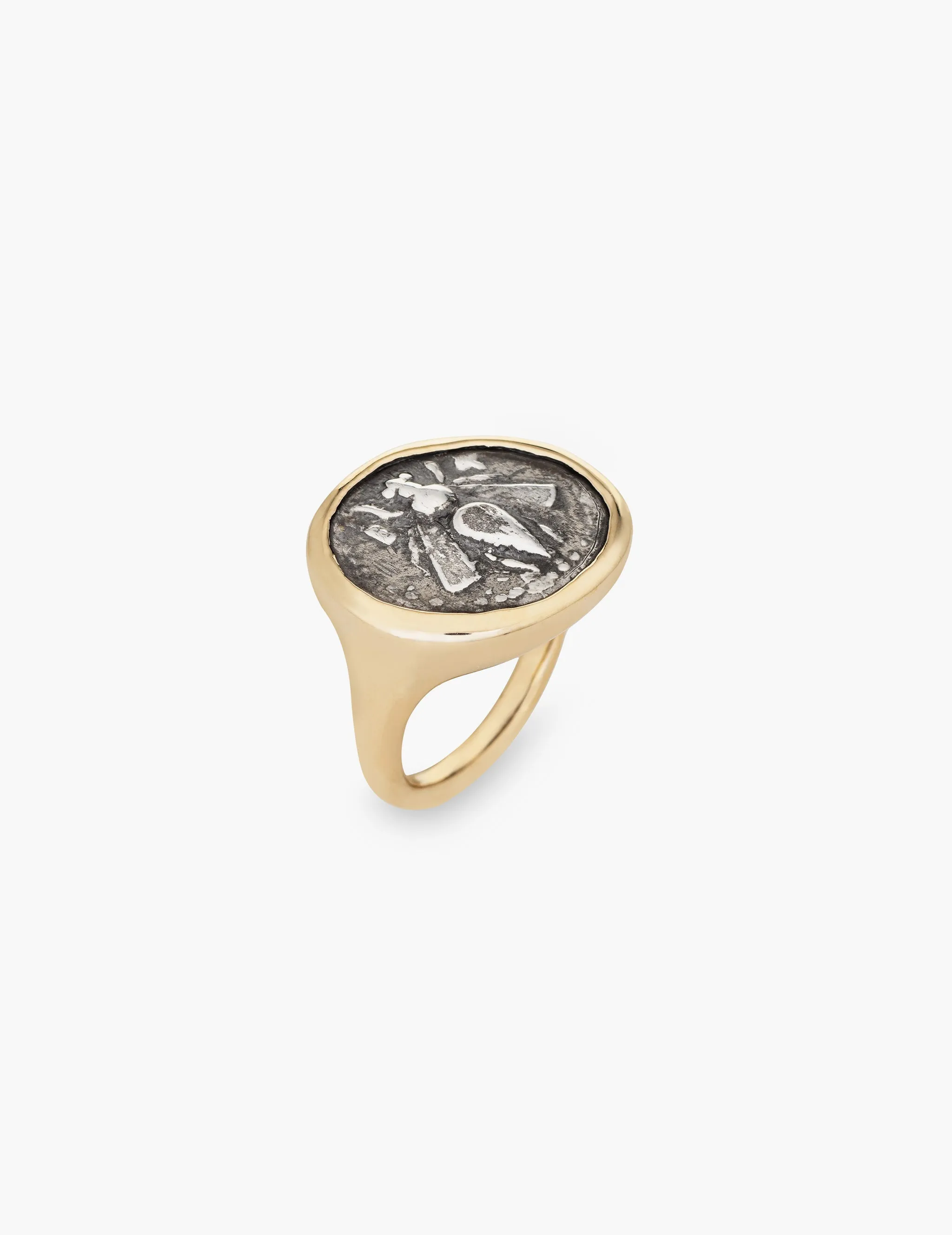Bee Coin Ring in Gold and Sterling Silver sold by Kathryn Bentley product image thumbnail 2