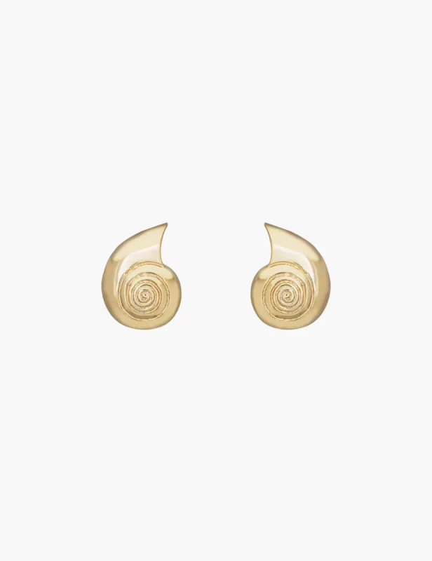 Large Nautilus Shell Earrings sold by Kathryn Bentley