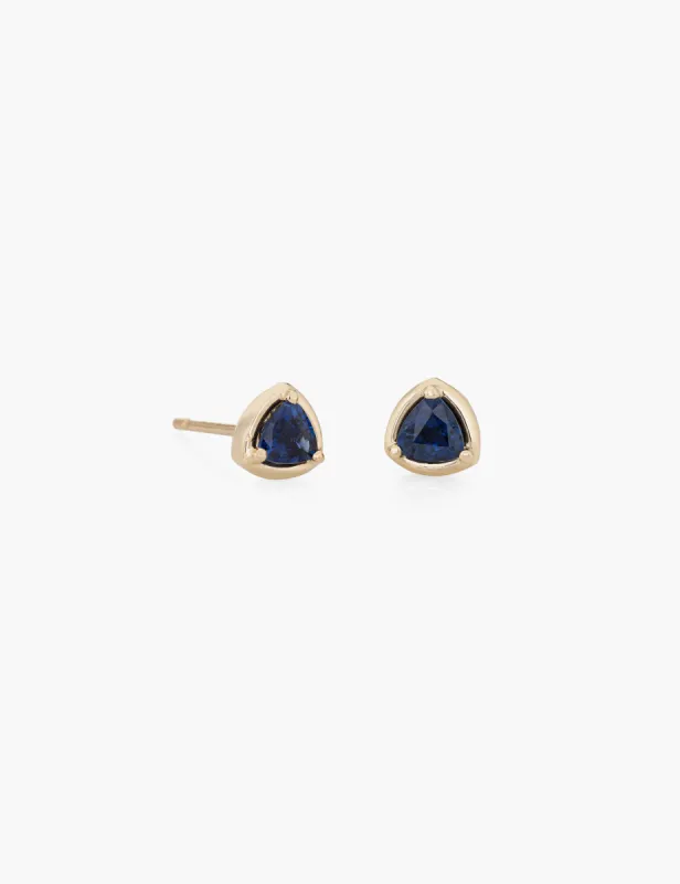 Sapphire Tiny Prism Studs sold by Kathryn Bentley