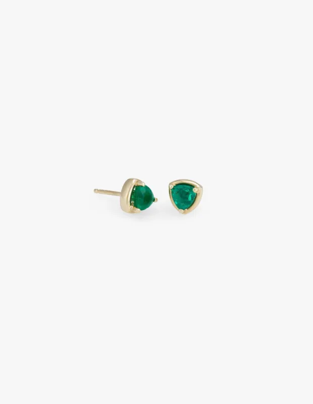 Emerald Tiny Prism Studs sold by Kathryn Bentley