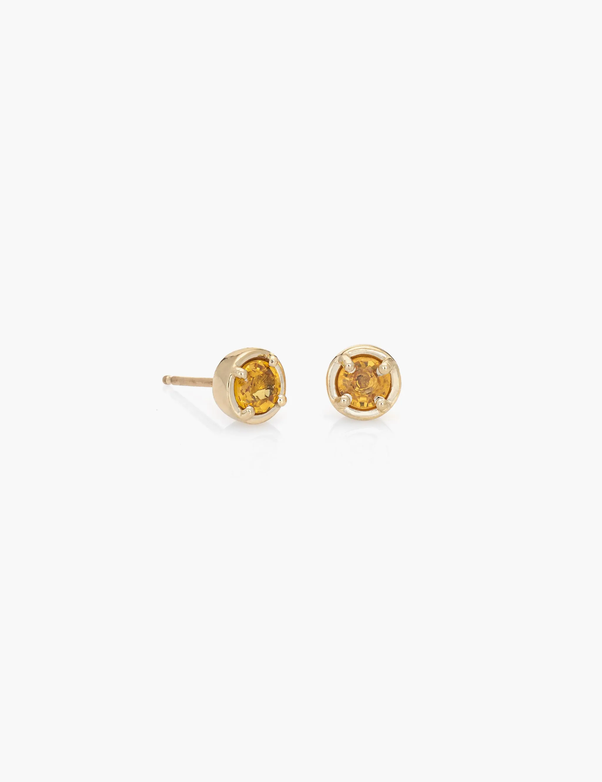 Yellow Sapphire Dot Studs sold by Kathryn Bentley