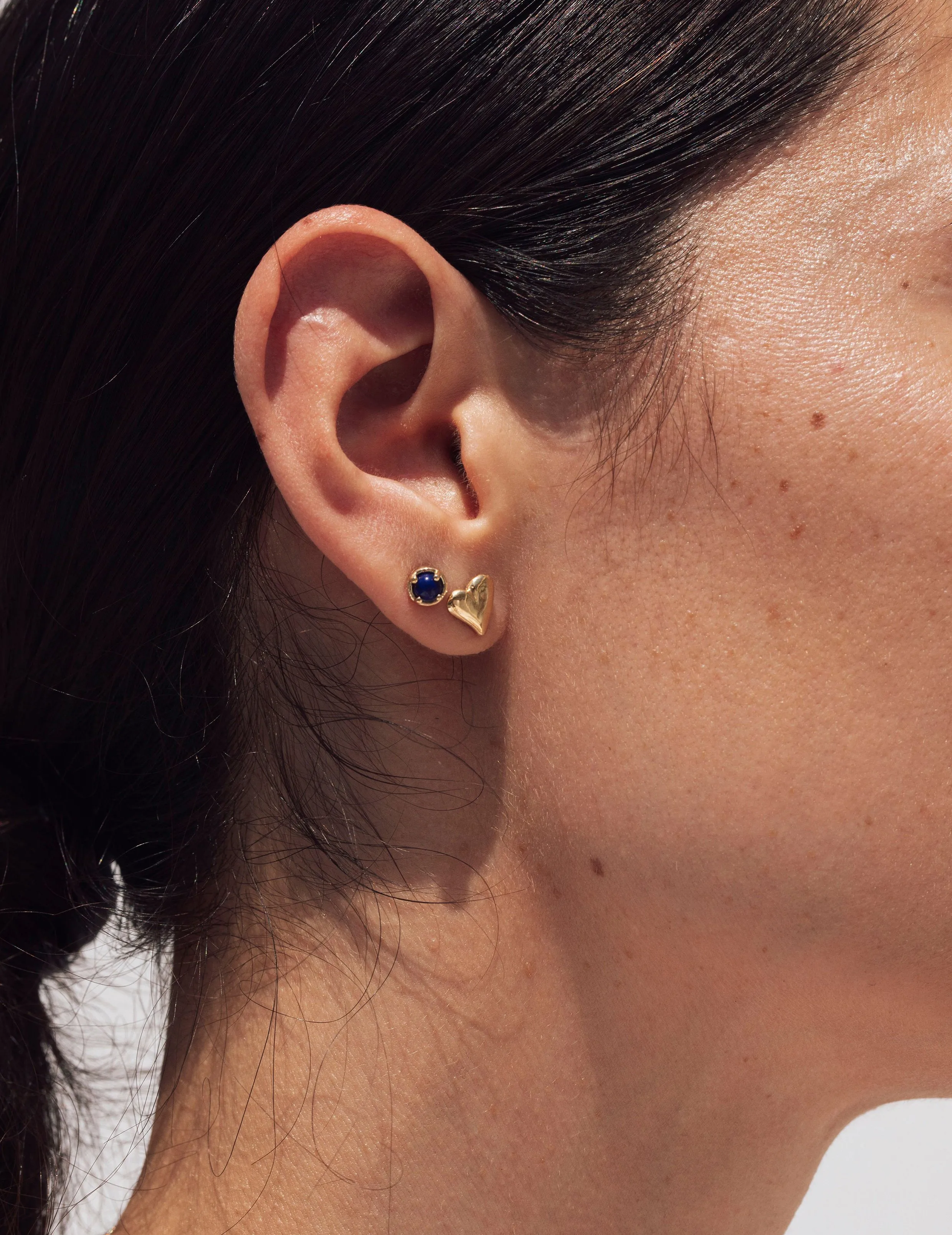Lapis Dot Studs sold by Kathryn Bentley product image thumbnail 4