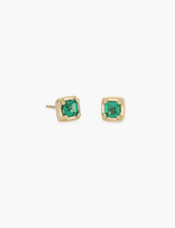 Emerald Square Studs sold by Kathryn Bentley