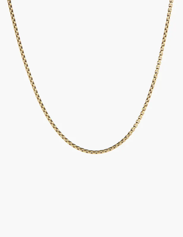 Round Box Chain Necklace sold by Kathryn Bentley
