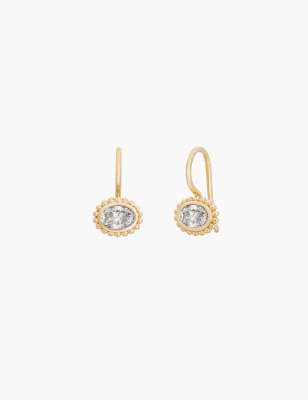 Diamond Scallop Earrings sold by Kathryn Bentley