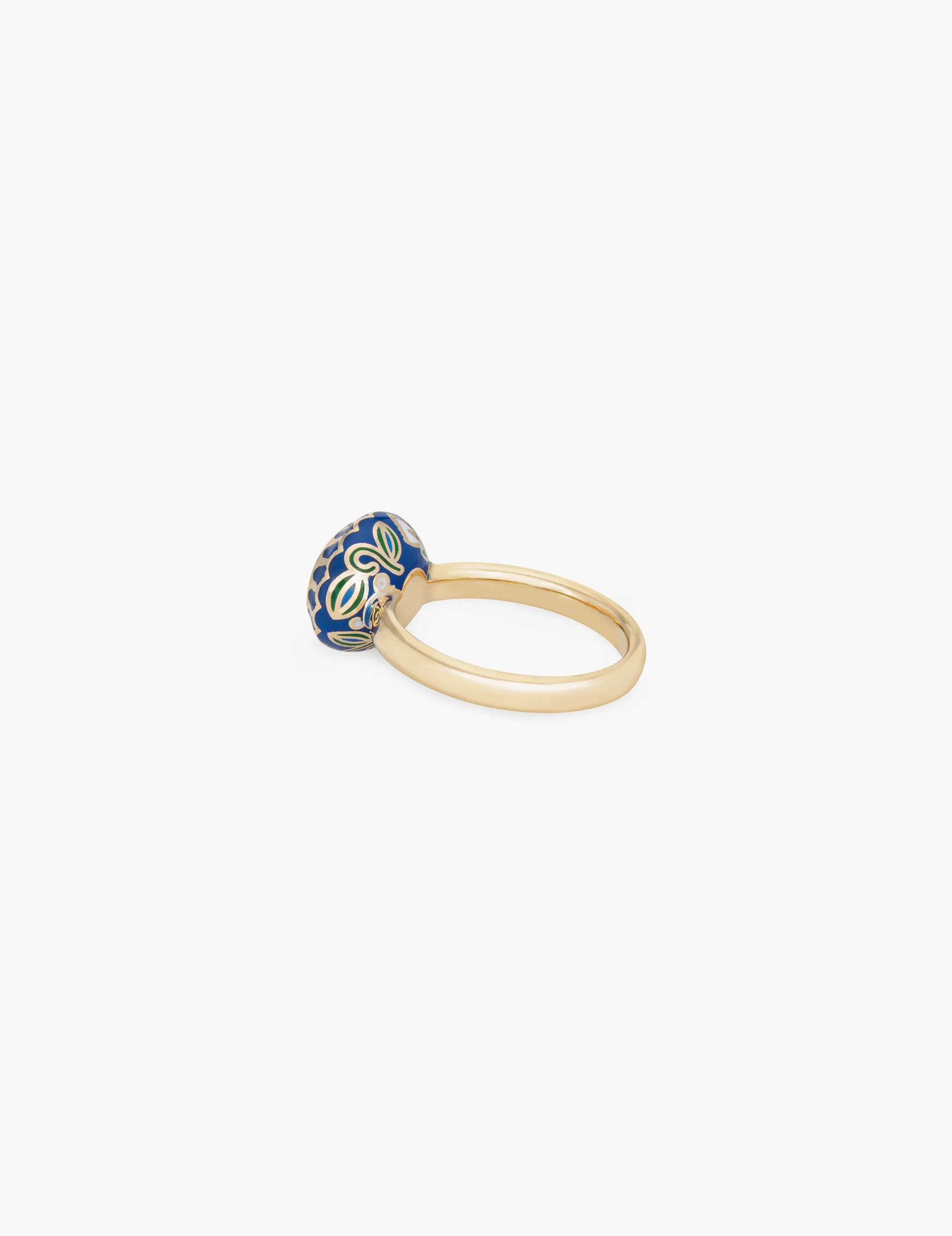 Cobalt Emerald Tulip Ring sold by Kathryn Bentley product image thumbnail 3
