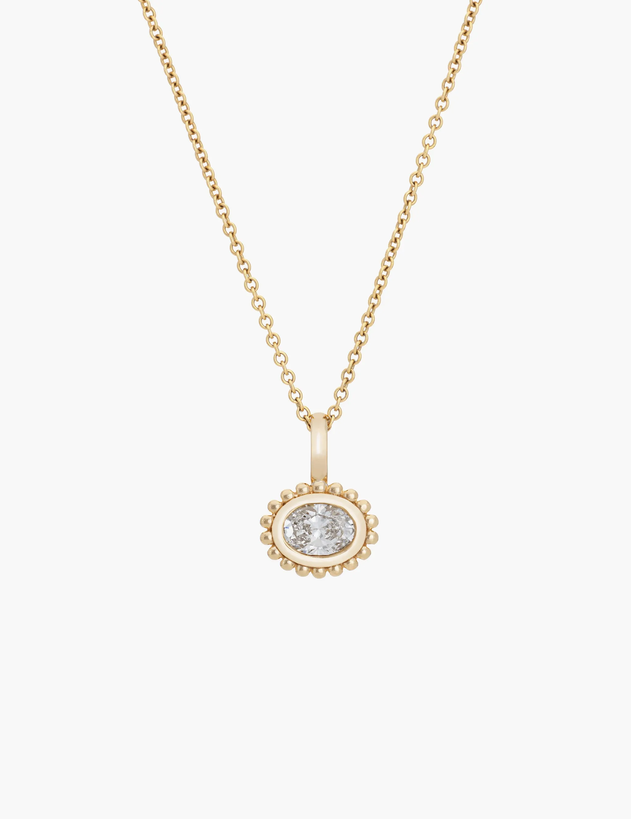 Custom Scallop Diamond Pendant sold by Kathryn Bentley