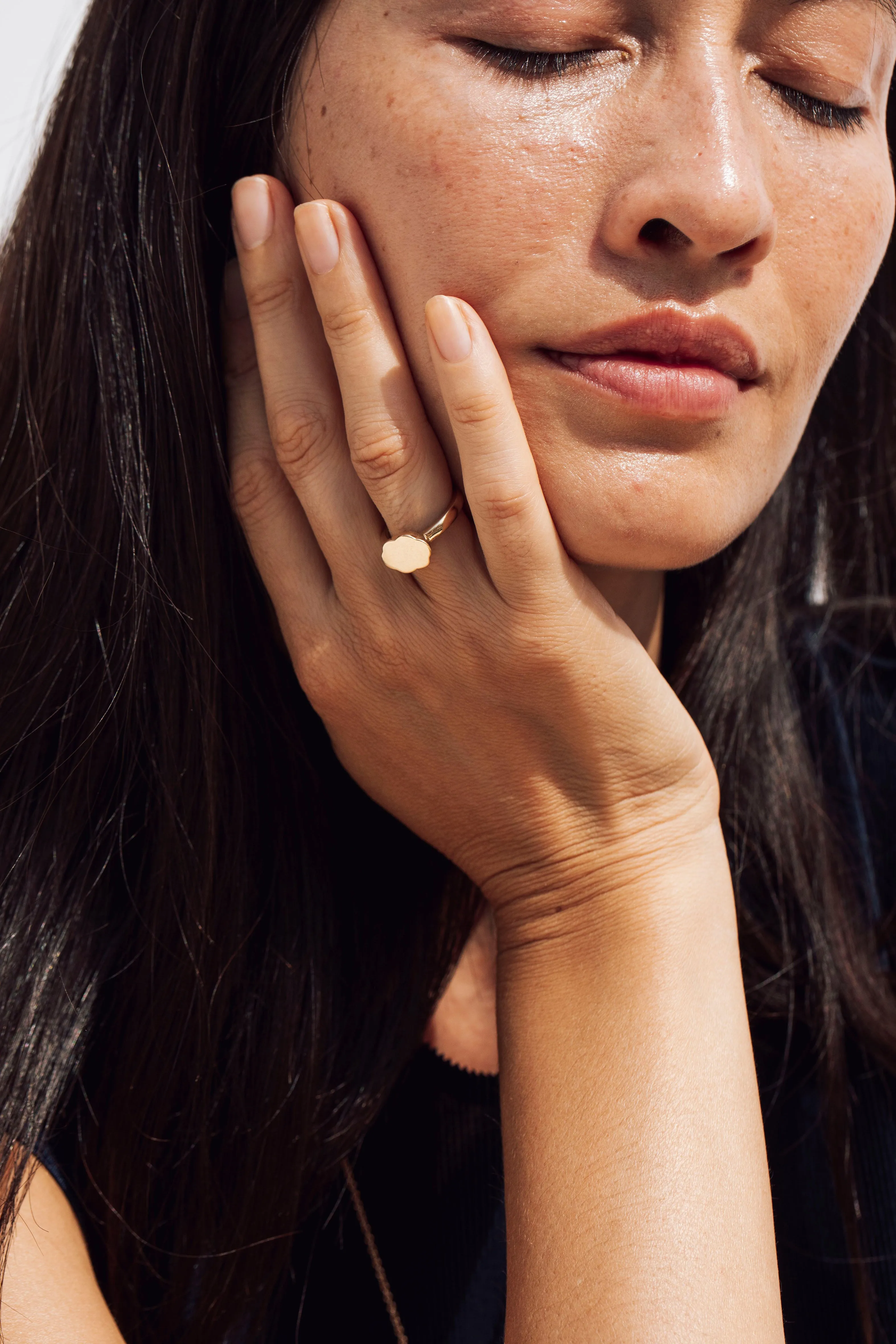 Petite Scallop Signet Ring sold by Kathryn Bentley product image thumbnail 5