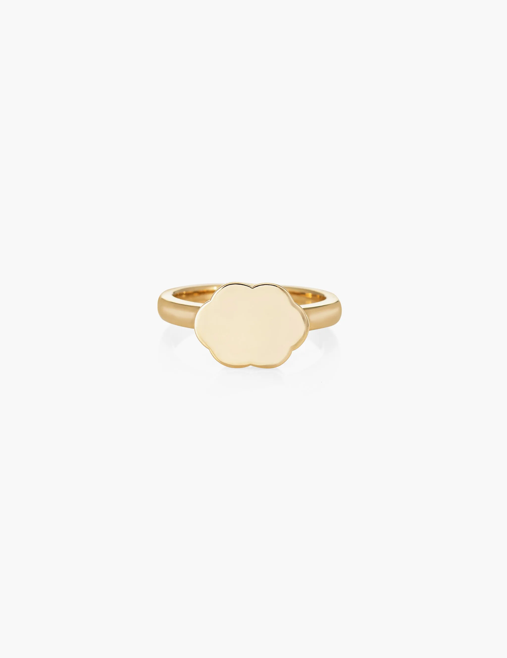 Petite Scallop Signet Ring sold by Kathryn Bentley product image thumbnail 3