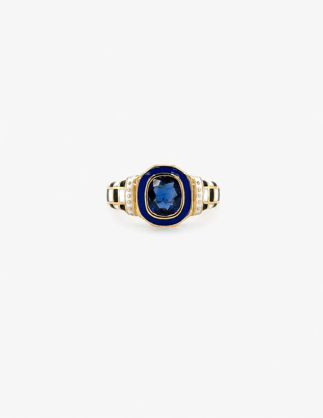 Sapphire Checkered Ring sold by Kathryn Bentley