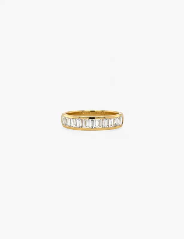 Diamond Baguette Band made by Kathryn Bentley