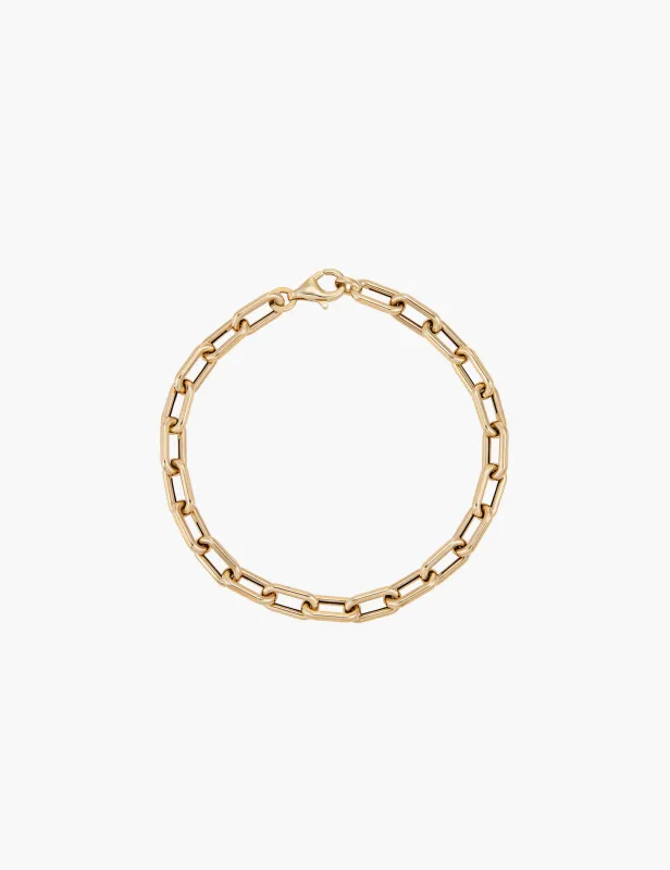 Heavy Paperclip Bracelet made by Kathryn Bentley
