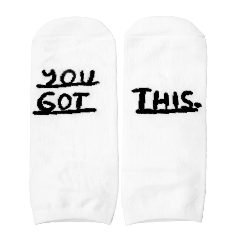You Got This Socks in White sold by People Ive Loved