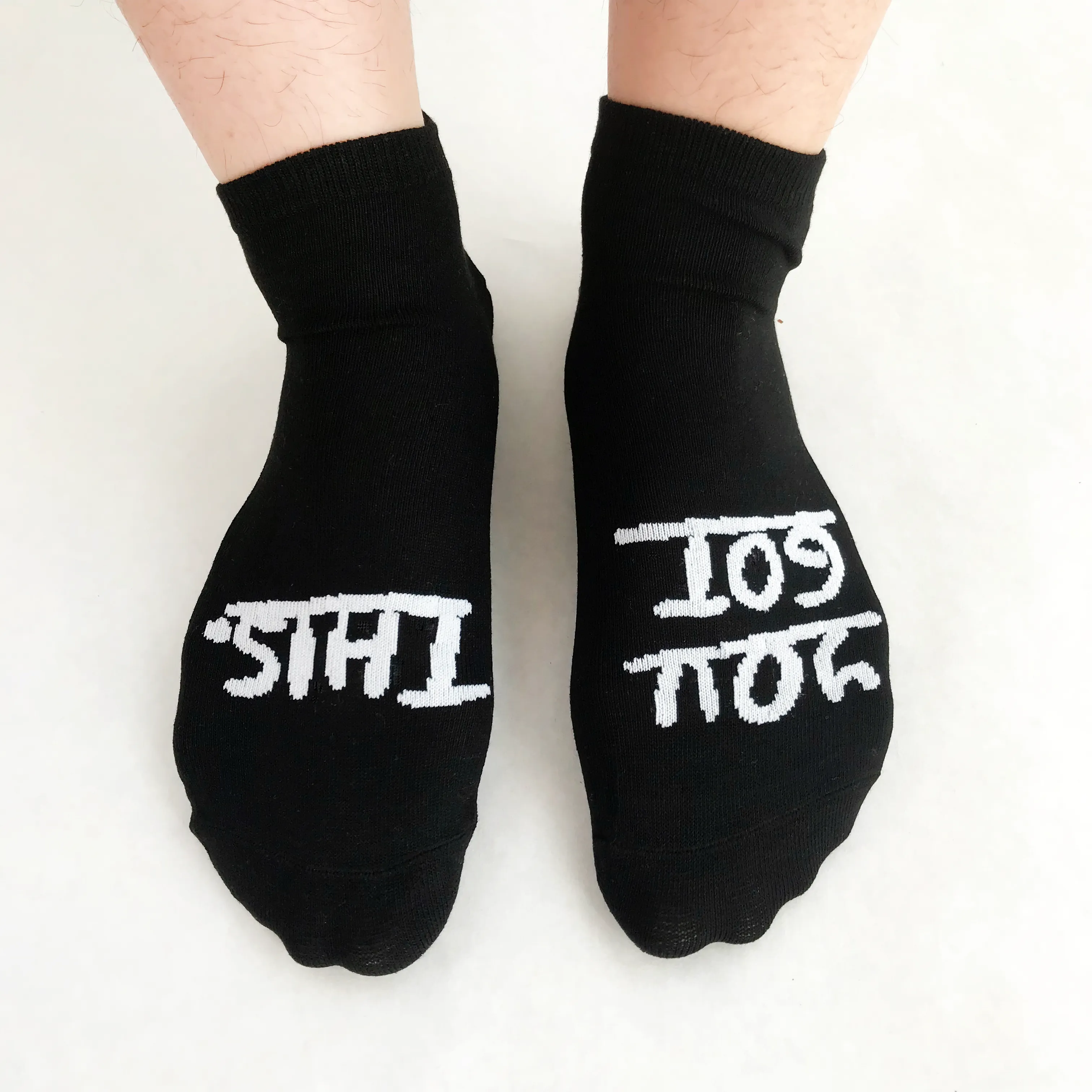 You Got This Socks in Black sold by People Ive Loved product image thumbnail 4