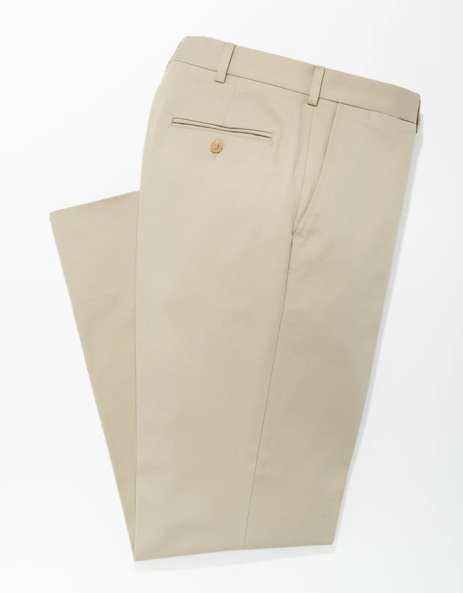 TRIM FIT COTTON CHINO TROUSERS sold by J. Press