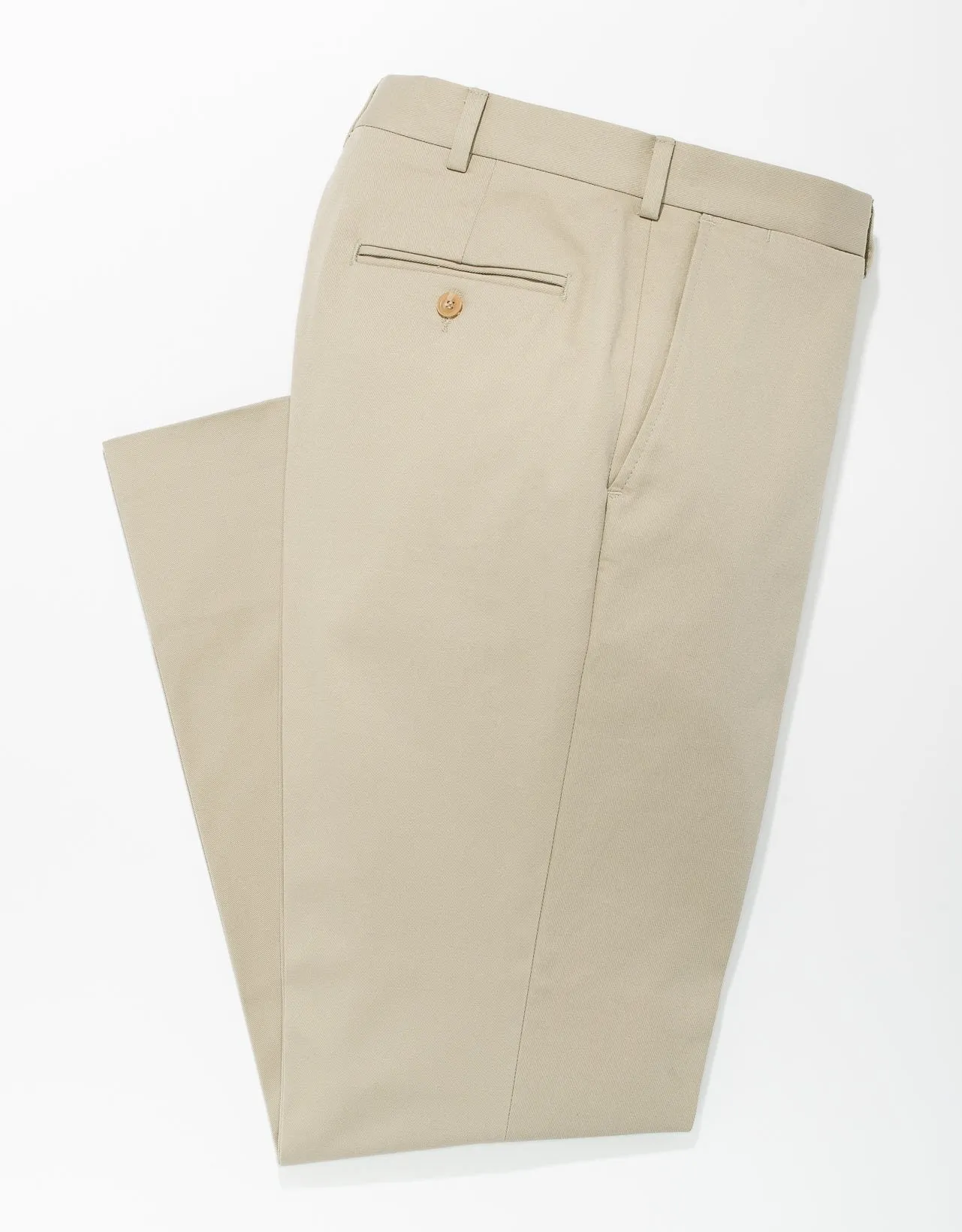 Made-in-USA Ivy Essential Khaki Chino Pant - Trim Fit sold by J. Press