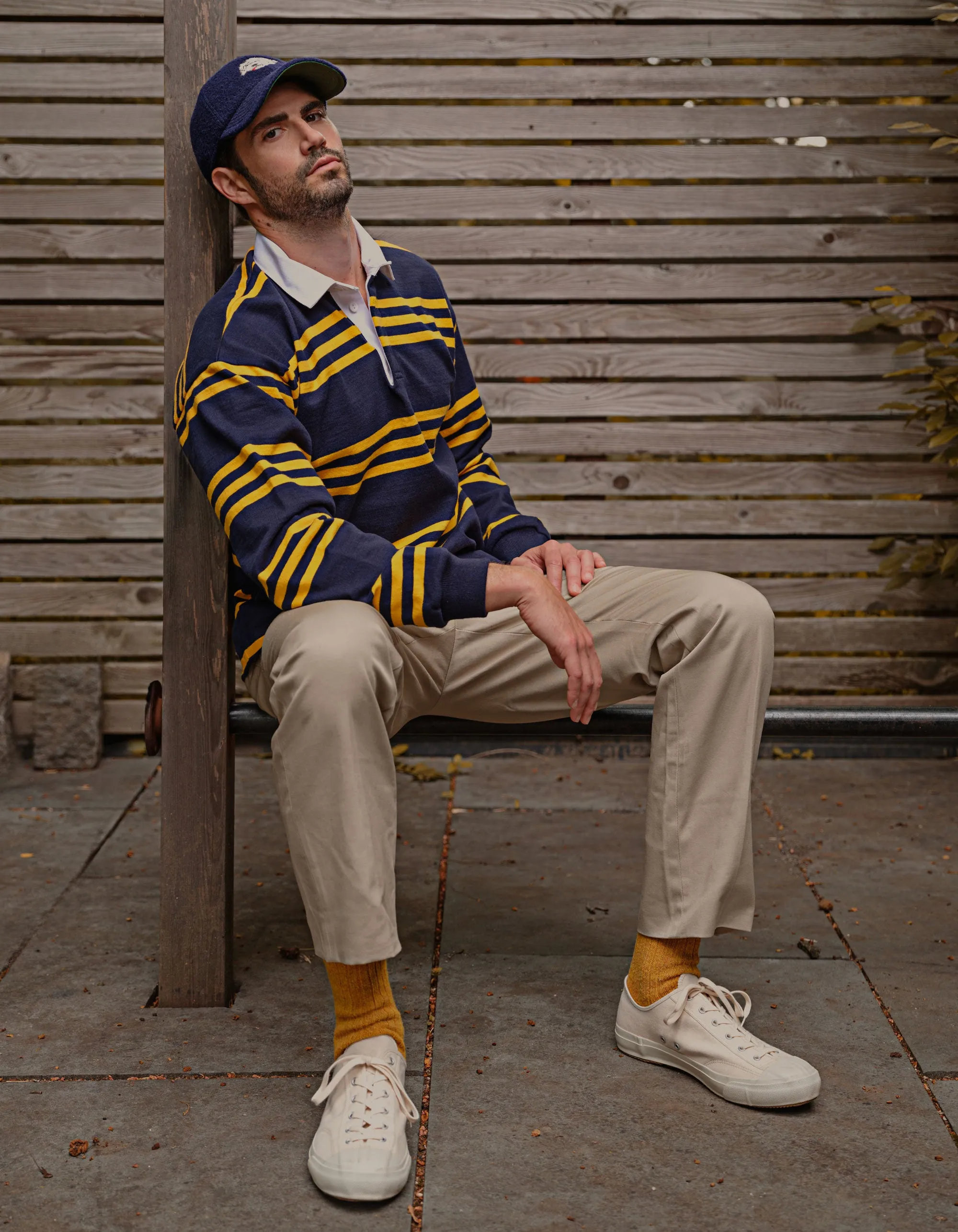 Made-in-USA Ivy Essential Khaki Chino Pant - Trim Fit sold by J. Press product image thumbnail 2