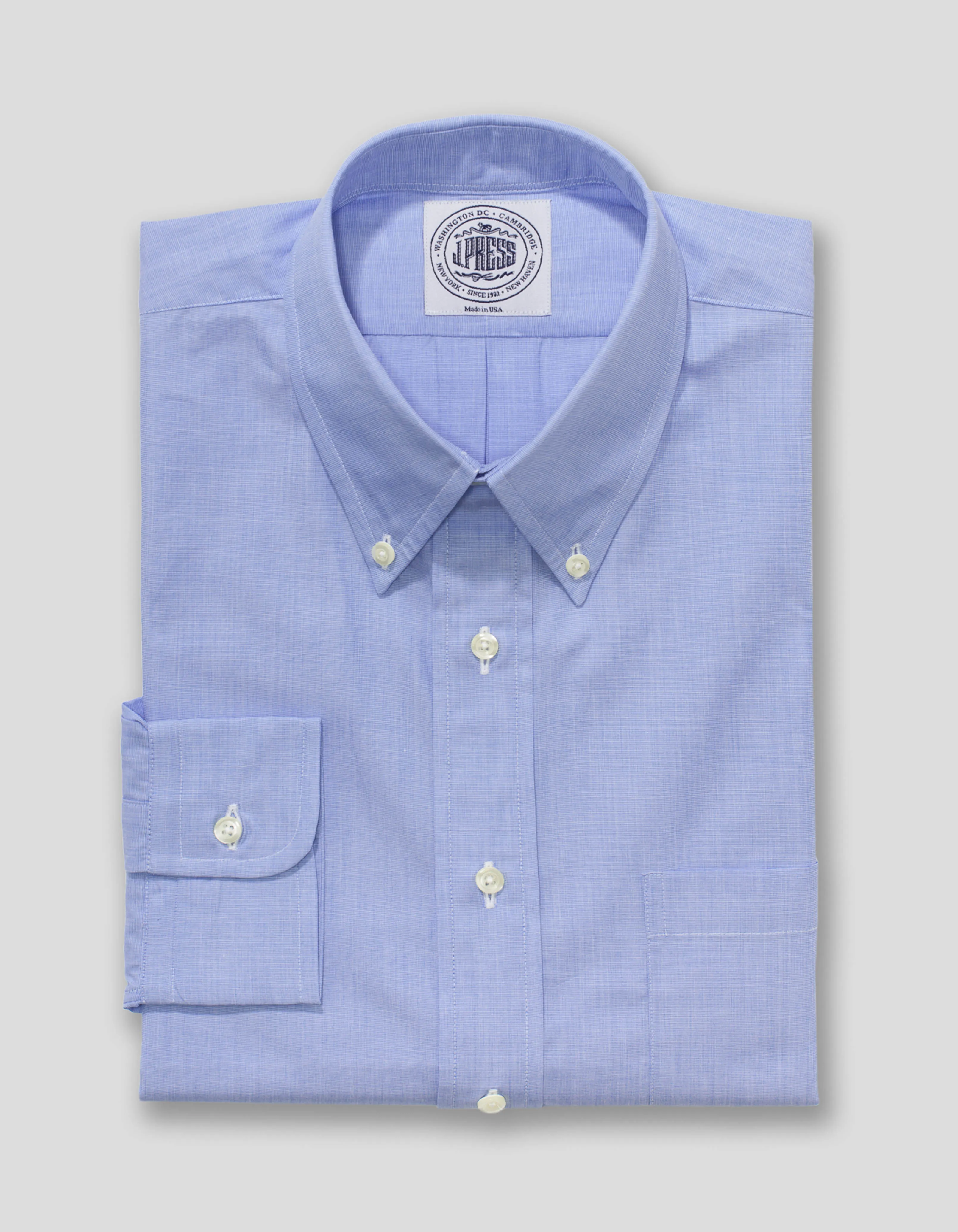 Made-in-USA End-On-End Button Down Shirt - Classic Fit sold by J. Press