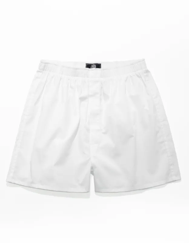 Made-in-USA White Broadcloth Boxers sold by J. Press