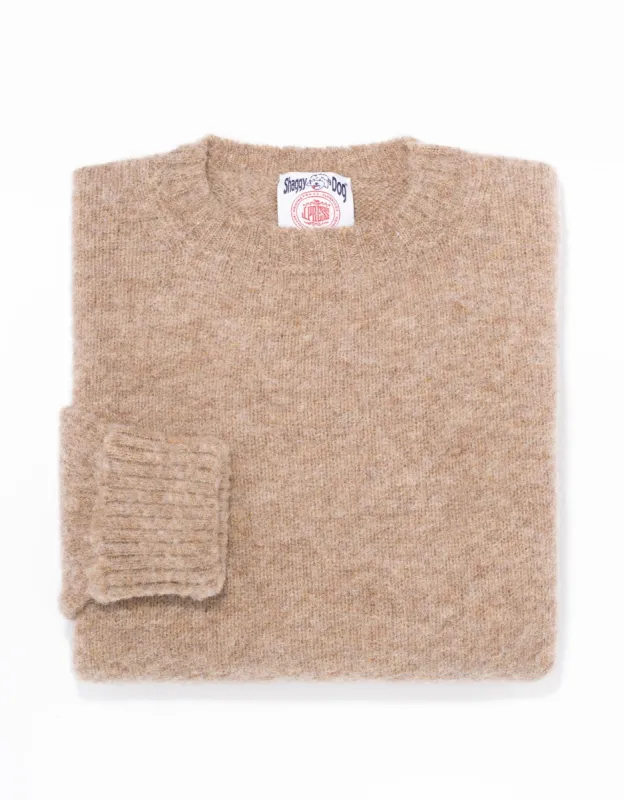 SHAGGY DOG SWEATER TAN - CLASSIC FIT sold by J. Press