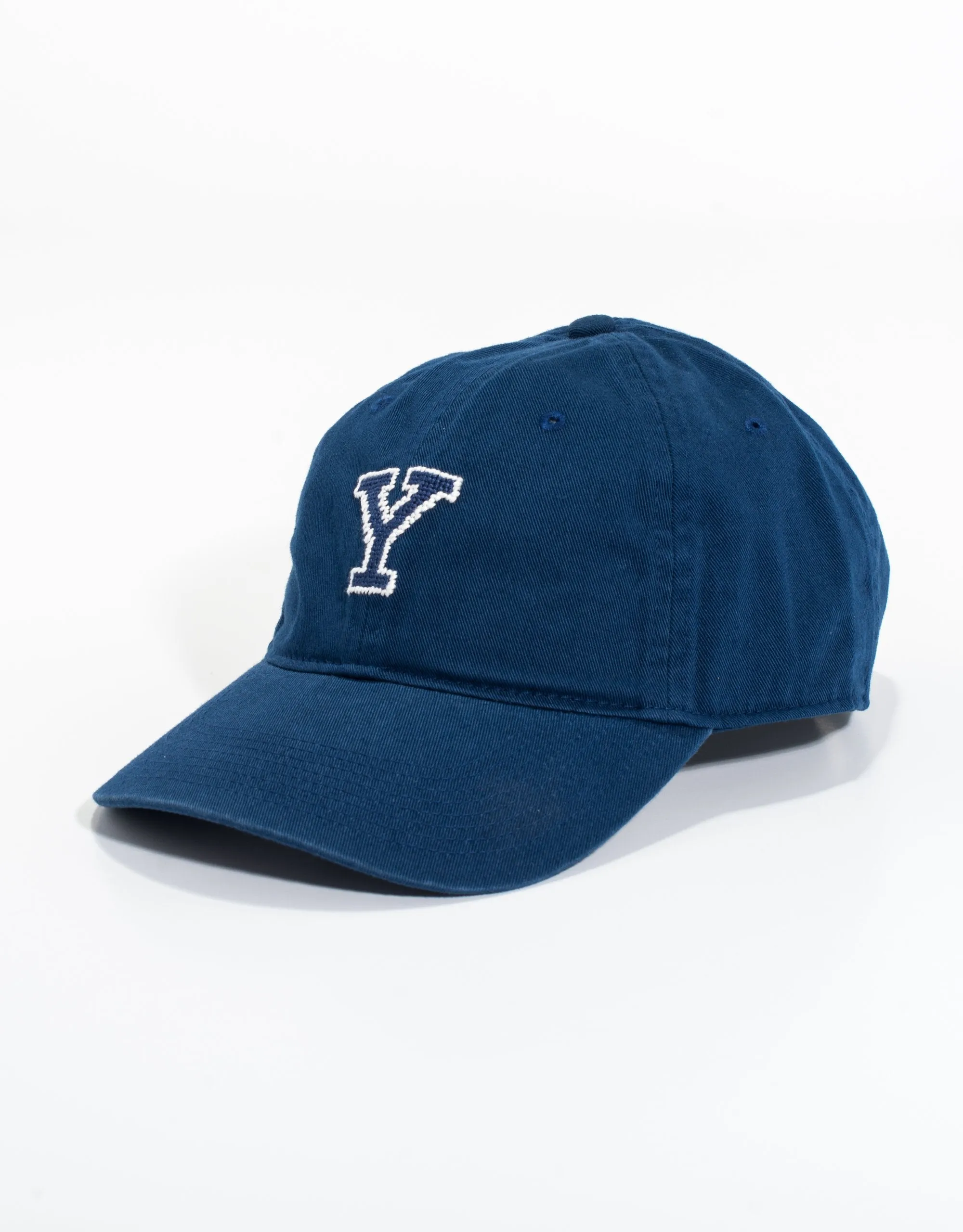 Yale University Navy Needlepoint Hat sold by J. Press