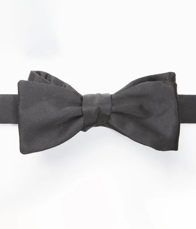 Made-in-England Satin Self-tie Formal Bow Tie sold by J. Press