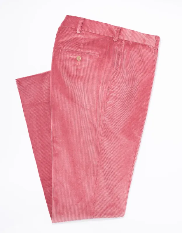 Made-in-USA Rose Wide Wale Corduroy Pants made by J. Press