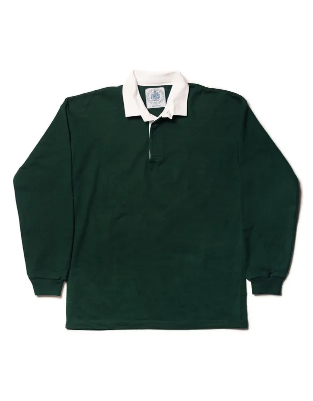 SOLID RUGBY SHIRT - GREEN sold by J. Press
