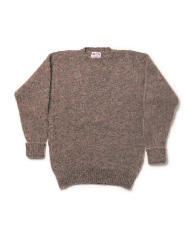 SHAGGY DOG SWEATER BLUE RUST MIX- CLASSIC FIT sold by J. Press