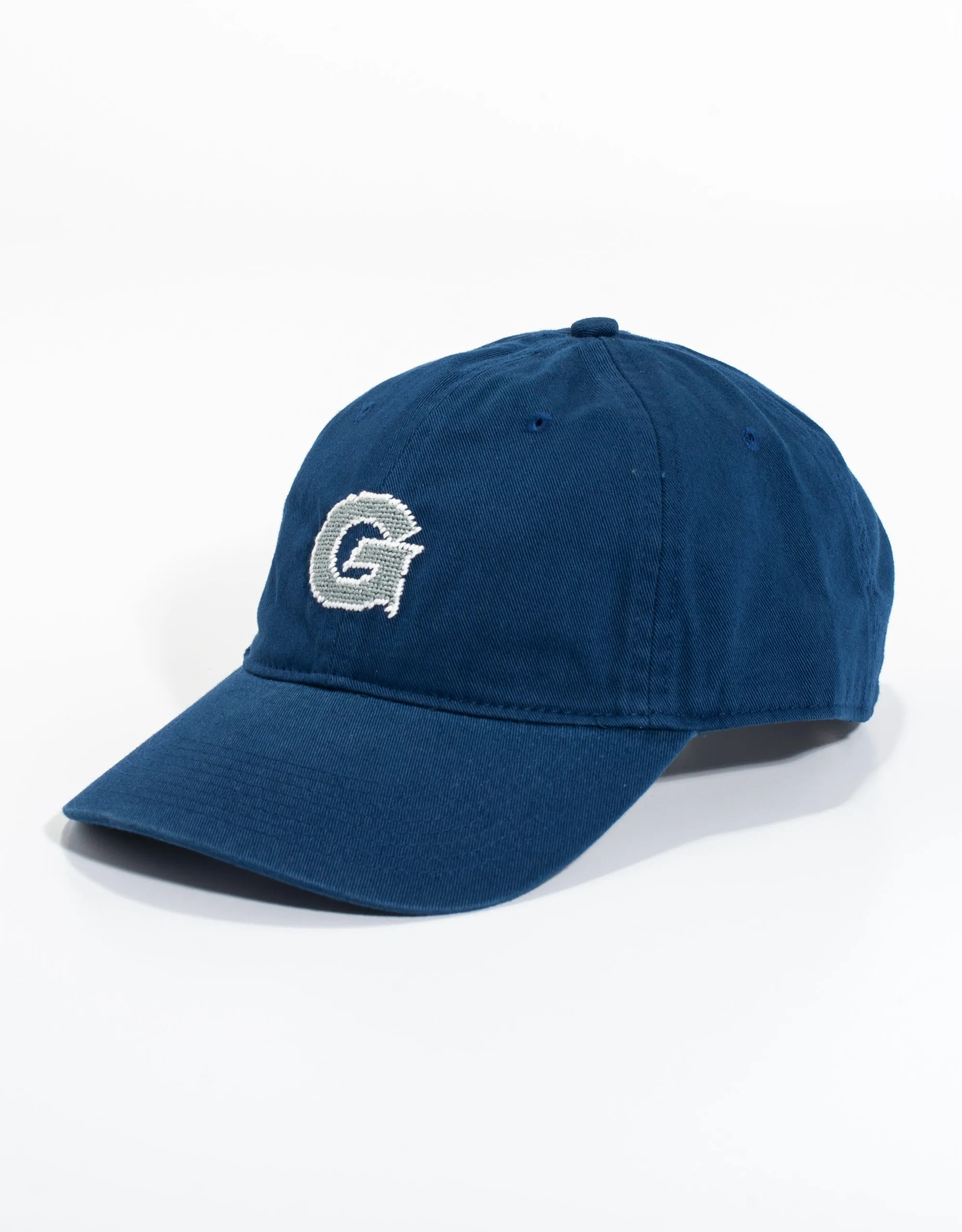 Georgetown University Navy Needlepoint Hat sold by J. Press