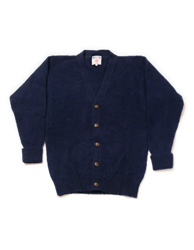 SHAGGY DOG CARDIGAN NAVY - CLASSIC FIT sold by J. Press