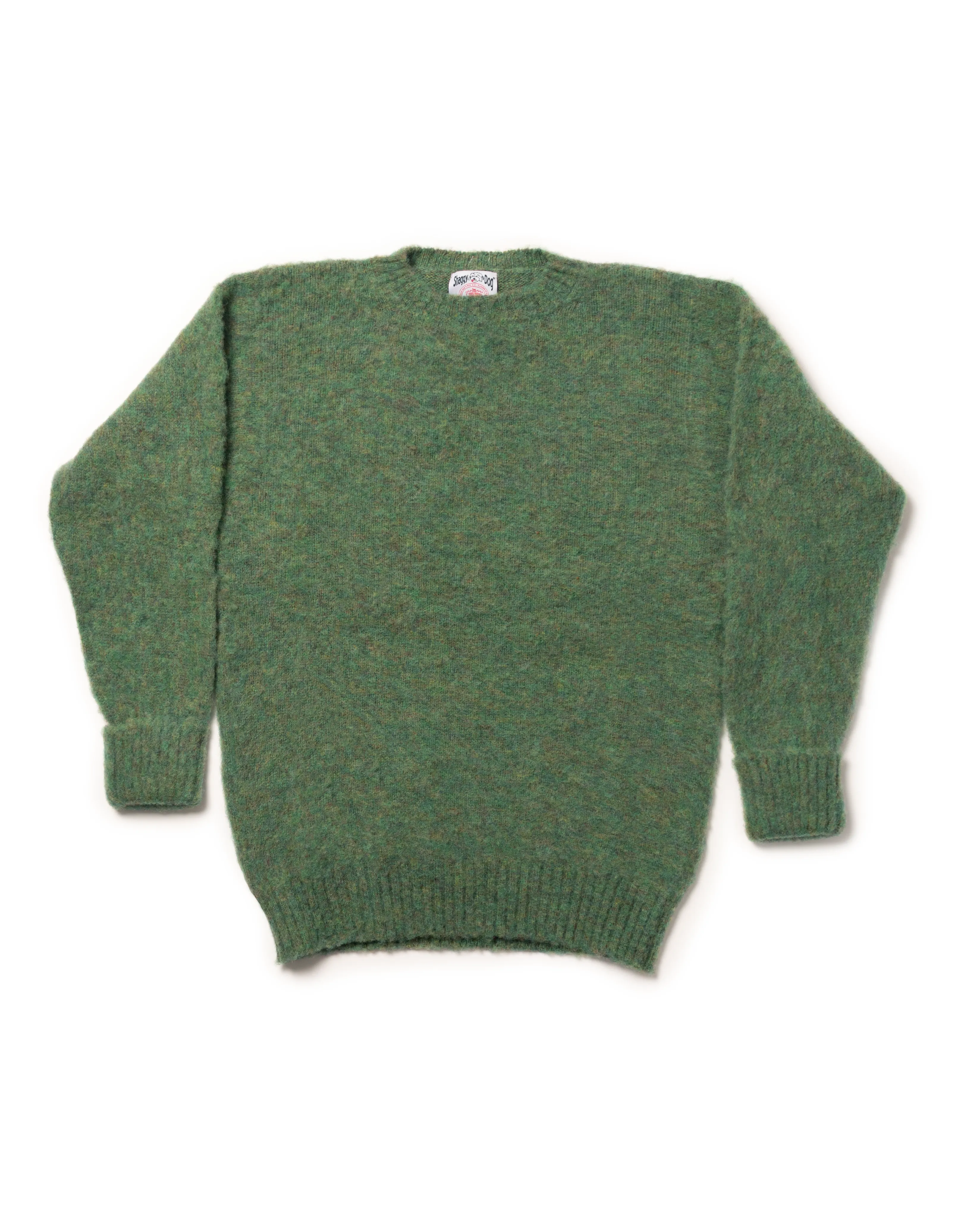 SHAGGY DOG SWEATER GREEN MIX - CLASSIC FIT sold by J. Press