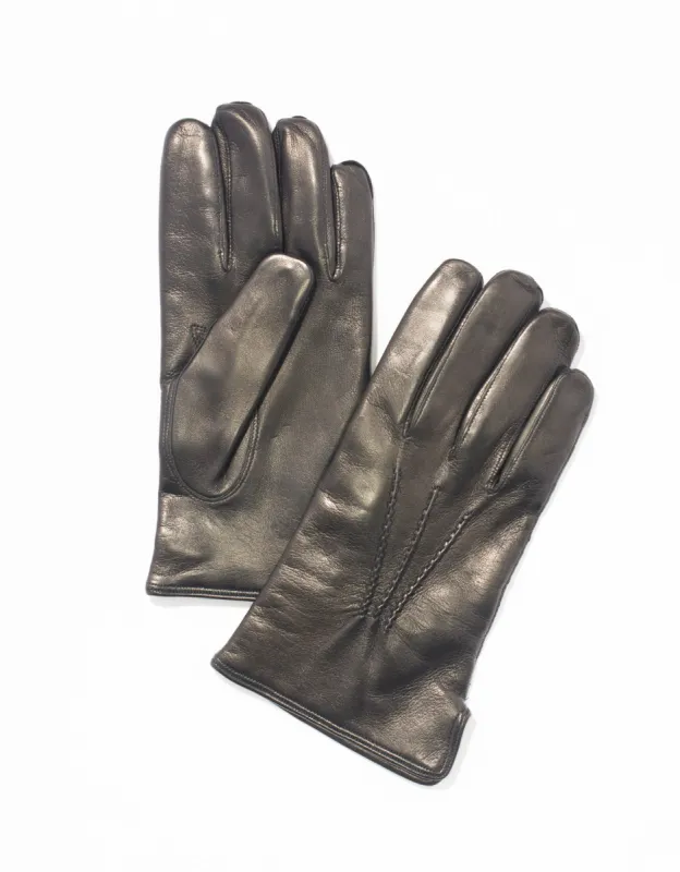 BLACK NAPPA LEATHER GLOVES sold by J. Press