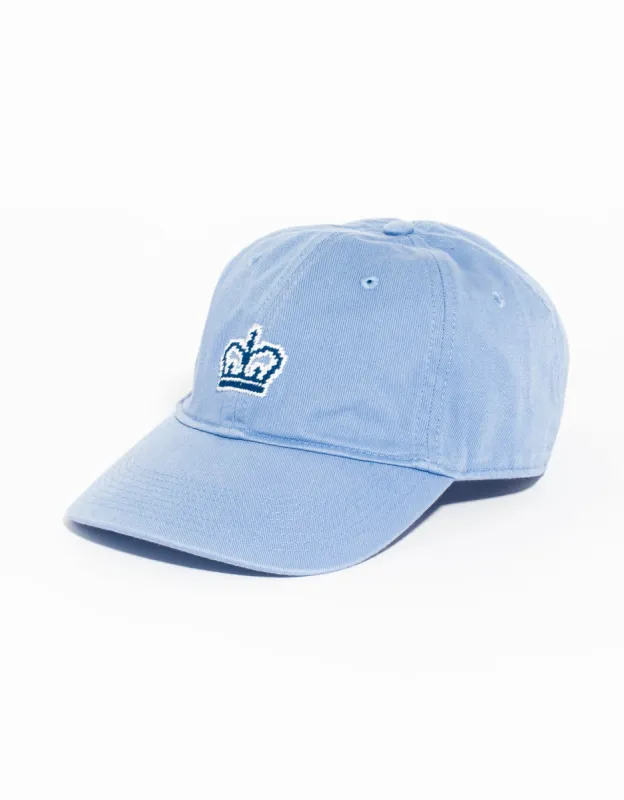 Columbia University Light Blue Needlepoint Hat made by J. Press