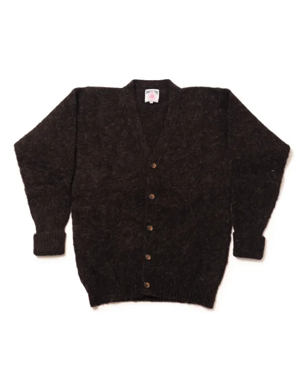 SHAGGY DOG CARDIGAN BLACK - CLASSIC FIT sold by J. Press