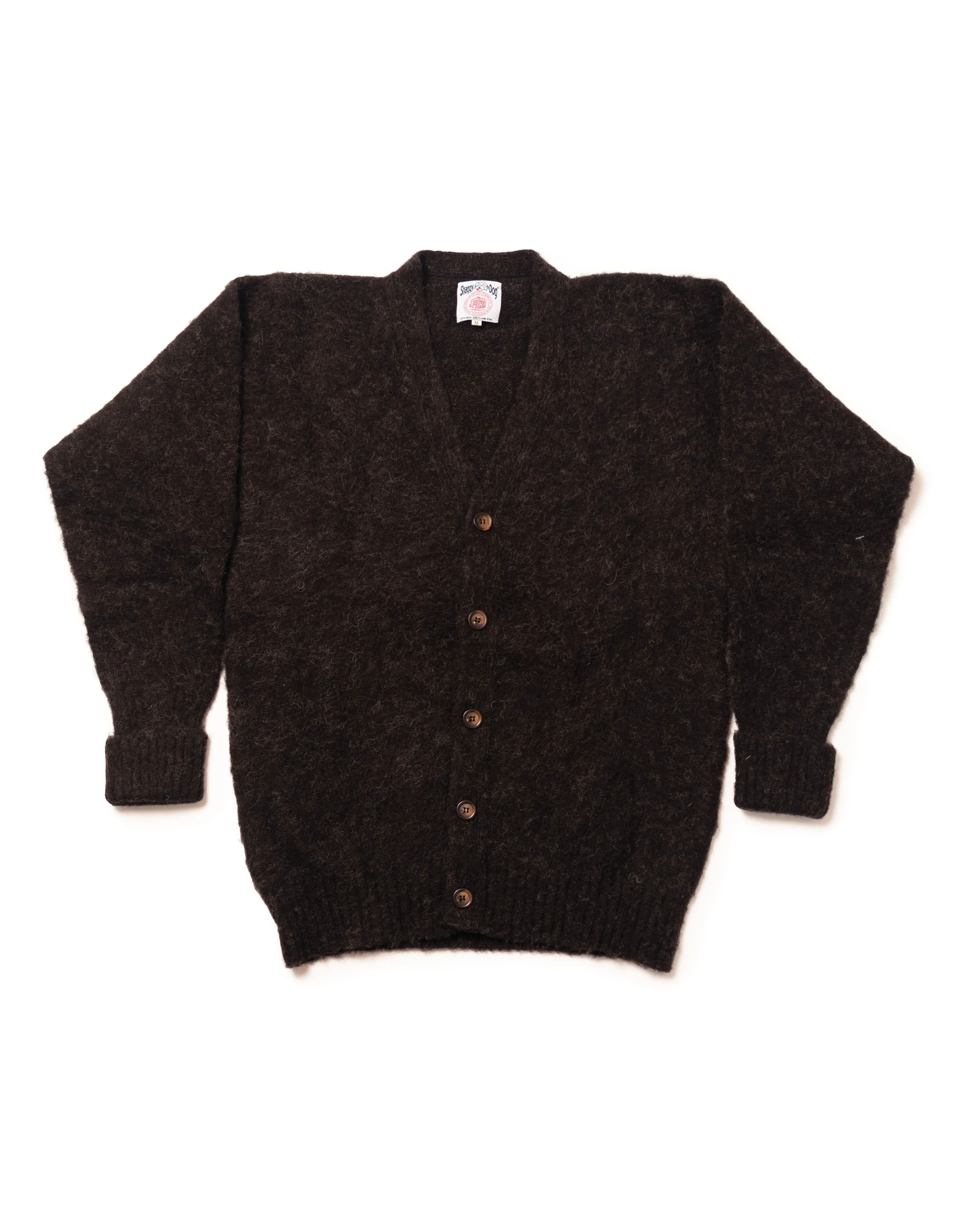 SHAGGY DOG CARDIGAN BLACK - CLASSIC FIT sold by J. Press